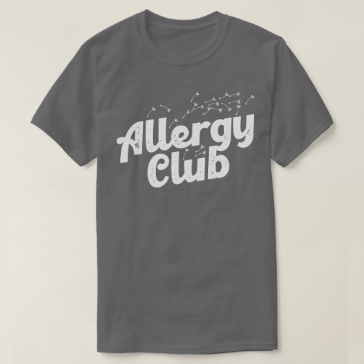 Allergieclub 1 t-shirt (Design voorkant)