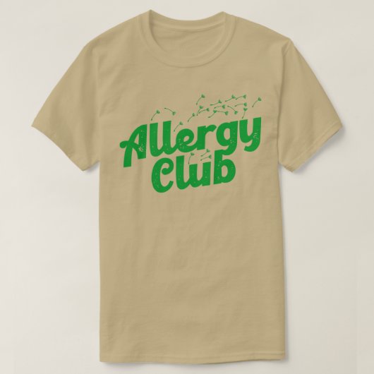 Allergieclub T-shirt (Design voorkant)
