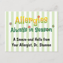 Allergieën - Altijd in seizoen Briefkaart