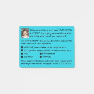 Allergierkaarten Post-it® Notes