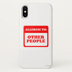 Allergisch voor andere mensen Case-Mate iPhone case