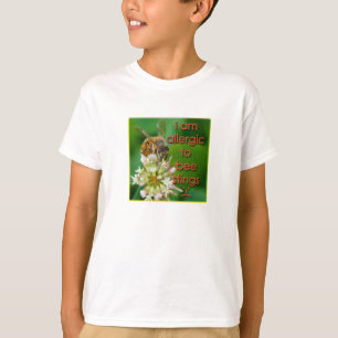 Allergisch voor bijensteken - geweldig voor kinder t-shirt