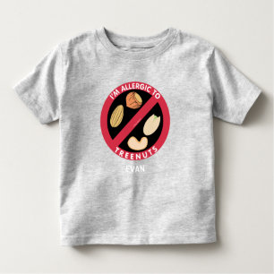 Allergisch voor boomnoten Kinder allergie geperson Kinder Shirts