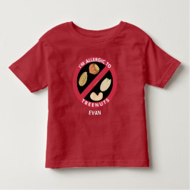 Allergisch voor boomnoten Kinder allergie geperson Kinder Shirts