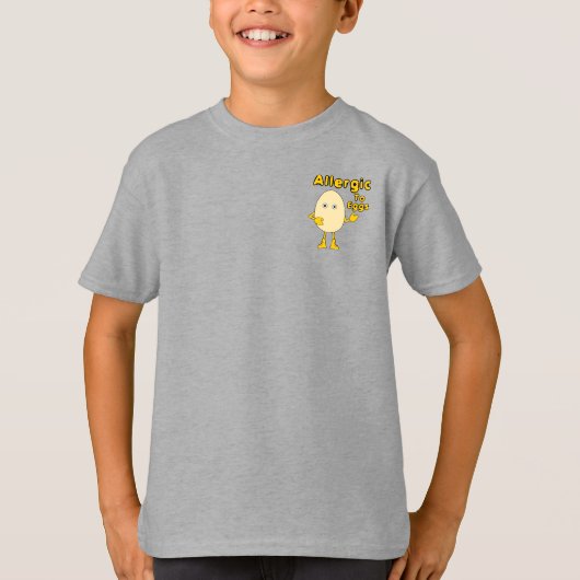 Allergisch voor eieren t-shirt (Voorkant)