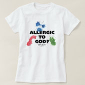 ALLERGISCH VOOR GOD? PROBEER LIEFDE KLEURRIJKE BUG T-SHIRT (Design voorkant)