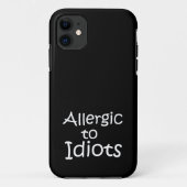 Allergisch voor idioten Case-Mate iPhone case (Achterkant)