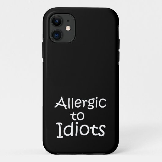 Allergisch voor idioten Case-Mate iPhone case (Achterkant)