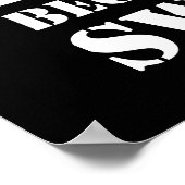 Allergisch voor ijzer poster (Hoek)