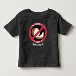 Allergisch voor Kinder kokosallergie Gepersonalise Kinder Shirts
