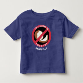 Allergisch voor Kinder kokosallergie Gepersonalise Kinder Shirts