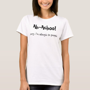 Allergisch voor mensen (F) T-shirt