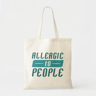Allergisch voor mensen tote bag