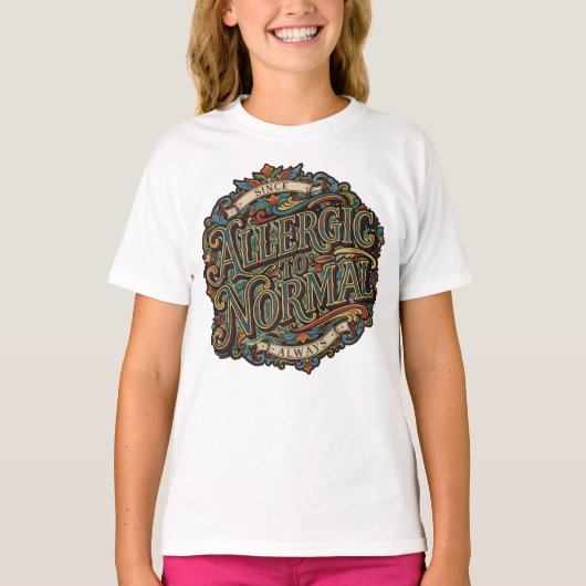 Allergisch voor Normaal T-shirt (Voorkant)