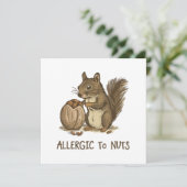 Allergisch voor noten (Staand voorkant)