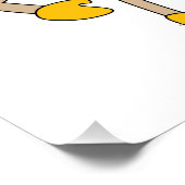 Allergisch voor noten en eieren perfect poster (Hoek)