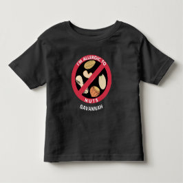 Allergisch voor noten Kinder allergie gepersonalis Shirts