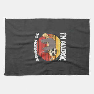 Allergisch Voor Ochtenden Luiaard Dieren Luiaards  Theedoek