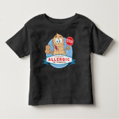 Allergisch voor pinda's kinder shirts (Voorkant)