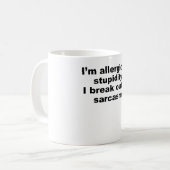 Allergisch voor stollingsgraad koffiemok (Voorkant links)