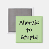 Allergisch voor Stompide Magnet (Voorkant / Achterkant)