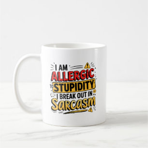 Allergisch voor Stupiditeit Koffiemok
