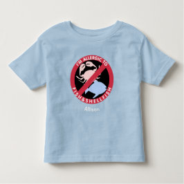 Allergisch voor visschelpdierallergie gepersonalis kinder shirts