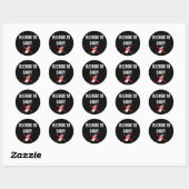 Allergisch voor zuivel ronde sticker (Vel)