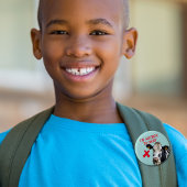 Allergisch voor zuivelintolerantie voedselallergie ronde button 5,7 cm