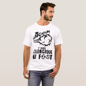 allergische foot tchoum-blaasschoen t-shirt (Voorkant volledig)