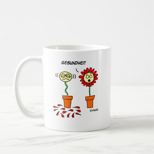 Allergische kleergische kleergist Funny Allergies Koffiemok (Links)
