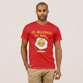 Allergische reactie op een allergische reactie op t-shirt (Voorkant volledig)