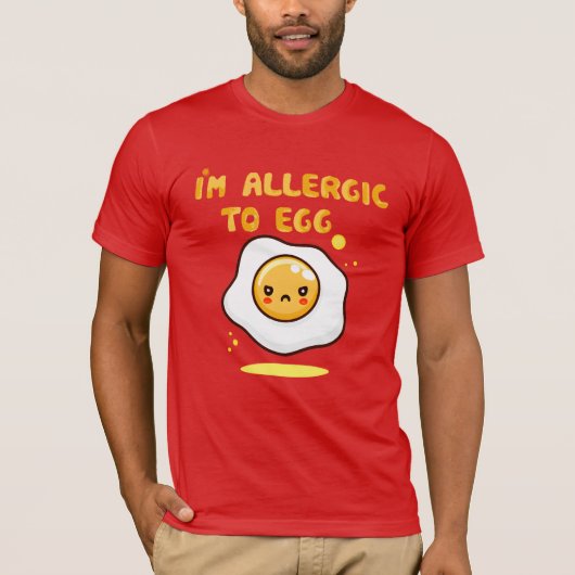 Allergische reactie op een allergische reactie op t-shirt (Voorkant)