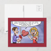 Allergische Valentijnsdag Feestdagenkaart (Voorkant / Achterkant)