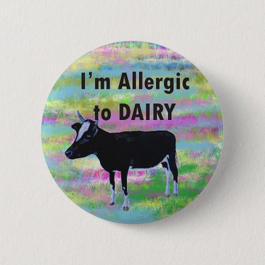 Allergische waarschuwingen voor voedselallergieën  ronde button 5,7 cm (Voorkant)