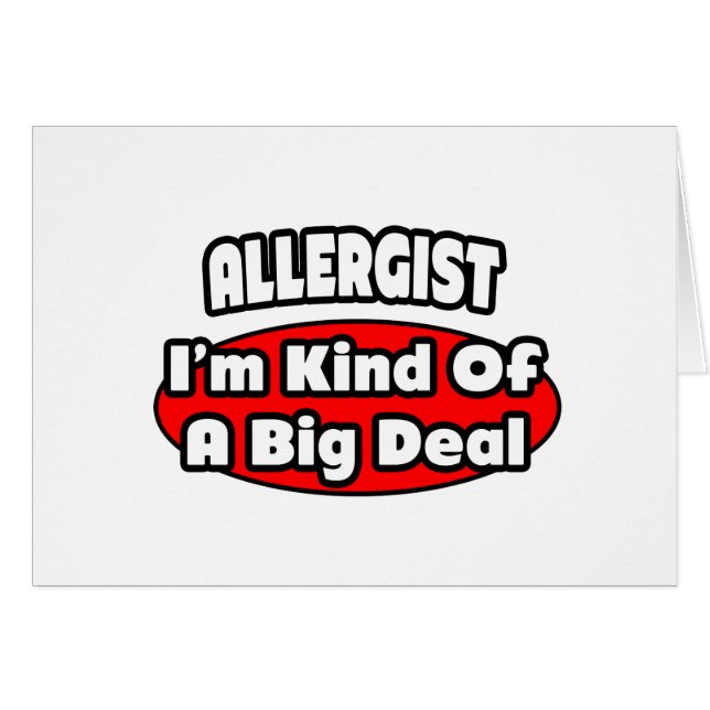 Allergist... belangrijk onderdeel (Voorkant Horizontaal)
