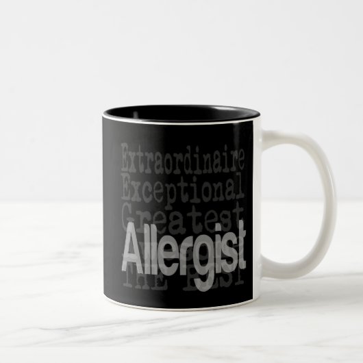 Allergist buitengewoon tweekleurige koffiemok (Rechts)