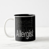 Allergist buitengewoon tweekleurige koffiemok (Links)
