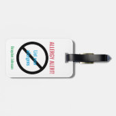 Allergy Alert Gepersonaliseerd Food Allergy Medica Bagagelabel (Achterkant horizontaal)
