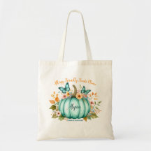 Allergy Alert Teal Pumpkin Flowers Butterfly Girl