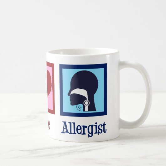 Allergy Doctor in de Vredesliefhebber Koffiemok (Rechts)