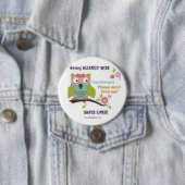 Allergy Wise - Awareness badge Ronde Button 7,6 Cm (In situ)