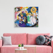 Allerheiligen Dag I | Kandinsky | Canvas Afdruk (Insitu (Woonkamer))