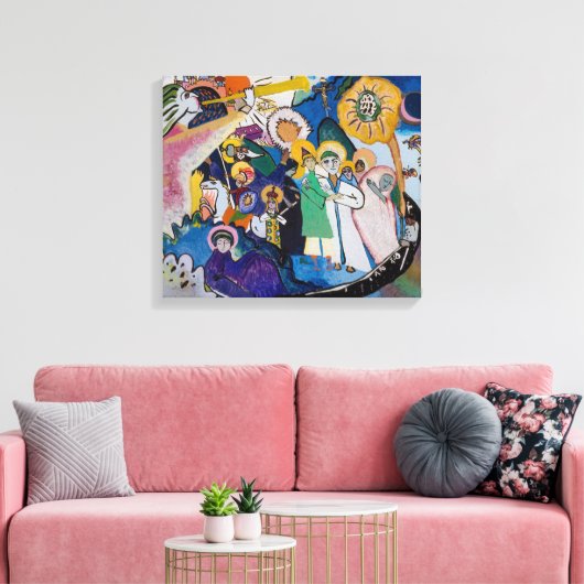 Allerheiligen Dag I | Kandinsky | Canvas Afdruk (Insitu (Woonkamer))