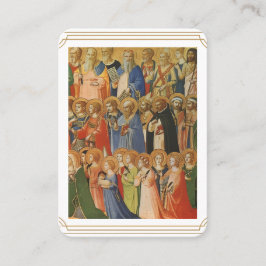 Allerheiligen Traditionele Gebed Kaart Plaatskaartje