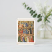 Allerheiligen Traditionele Gebed Kaart Plaatskaartje (Staand voorkant)