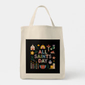 Allerheiligen vieren de betekenisvolle dag tote bag (Achterkant)