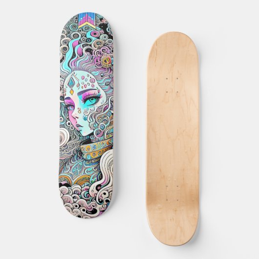 Allerhoogste Godin Persoonlijk Skateboard (Voorkant)