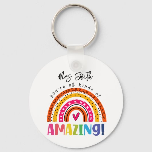 allerlei geweldige cadeautjes voor leraren sleutelhanger (Voorkant)