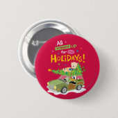 Allerlei Kerstplezier Ronde Button 5,7 Cm (Voorkant /achterkant)